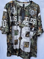 ROMWE T-Shirt Street Life Men’s L 88 Number Branches Camo Short Sleeve Sport NWT