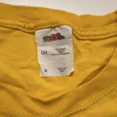Fruit of the Loom Yellow New York 2017 Graphic Men’s S Crew Neck T-Shirt