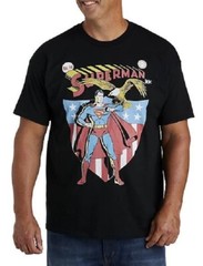 True Nation Shirt Men”s 5XLT Big & Tall BLACK Graphic Print T-Shirt TEE