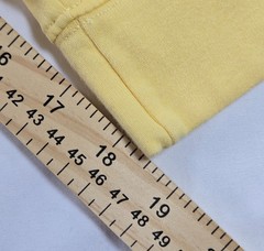 Lands End Mens XL Mock Turtleneck Super T Cotton Yellow