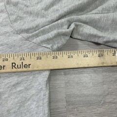 Onia Henley Shirt Mens XL Gray Linen Modal Lightweight Jersey Long Sleeve Tee