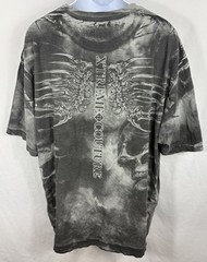 Xtreme Couture Skull & Bones Double-Sided AOP T-Shirt Men’s Size 5XL
