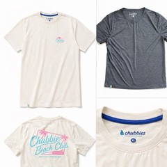 Chubbies T Shirt Lot Men Xl Short Sleeve Casual Graphic Tee Performance Lot Of 2