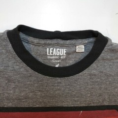 LEAGUE CLASSIC FIT SKAGWAY ALASKA MOUNTAIN TEE T SHIRT Mens S Tri Blend Soft