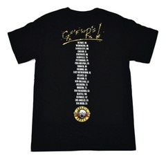 Guns N’ Roses Mens GNR Not In This Lifetime 2016 Tour Black Shirt New Medium