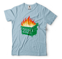 Funny T shirts, Dumpster Fire 2021, Humor 2021 Shirts, Funny 2021 Tee