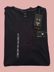 Under Armour Project Rock T-Shirt Black Gym Men’s Sz M / XL / 3XL Tee New