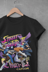 Chun Li T-shirt Street Fighter vs King Of Fighters Snk Anime Gift Shirt All Size