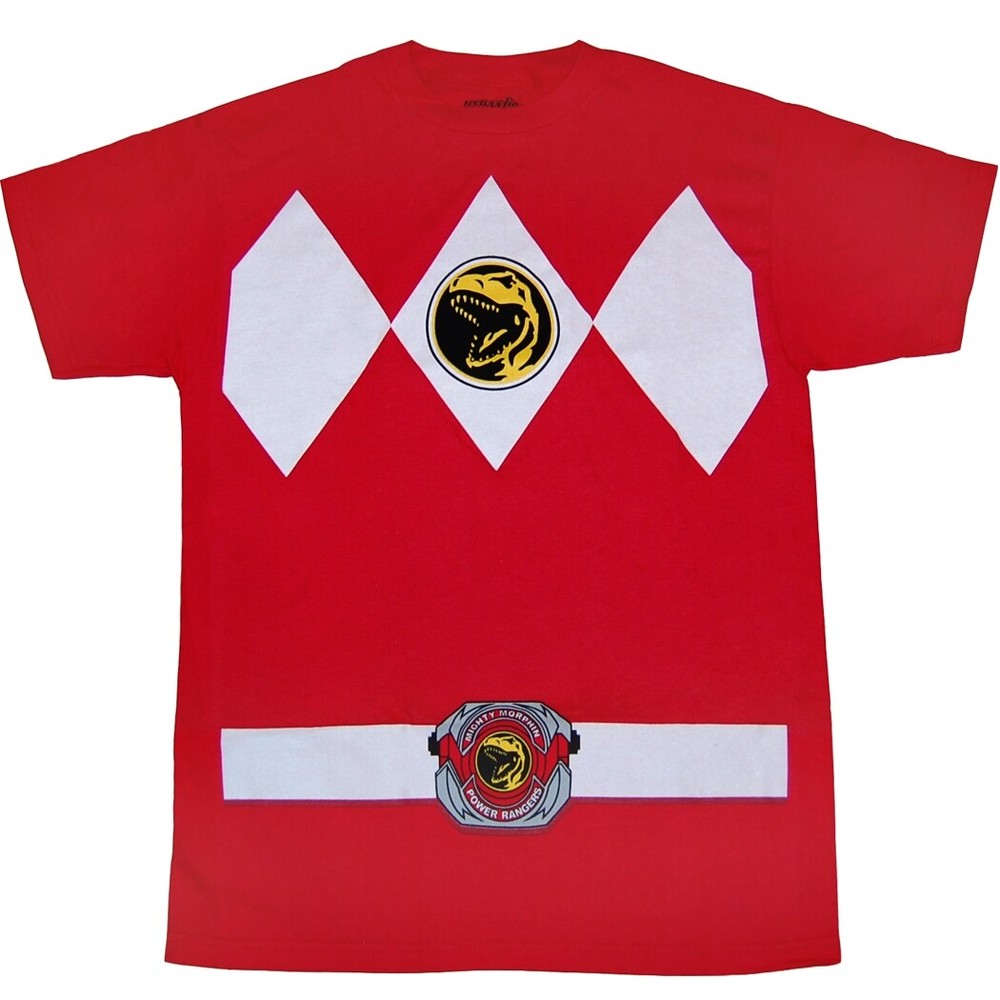 Mighty Morphin Power Rangers Red Ranger Costume T-Shirt