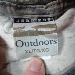 Vintage Jerzees Camo Shirt Mens Extra Large Brown Mossy Oak Forest Floor Y2K Tee