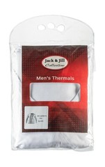 Jack & Jill Soft 100% Cotton Men’s Thermal Undershirt White
