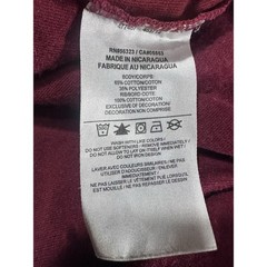 Nike Dri-Fit Graphic T-Shirt XL Maroon Burgundy Mens Short Sleeve Athletic Tee