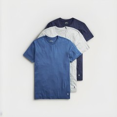 Polo Ralph Lauren 3-Pack Gray/Blue/Navy Crew Neck T-Shirt Men’s Size S NWT