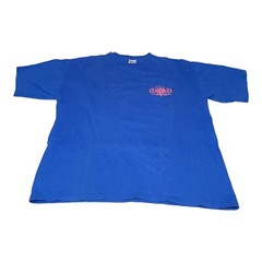 Vintage 90S Bugle Boy Power Source Atomic Graphic T-Shirt Men’s XL Blue USA