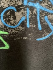 Vtg Graffiti Black Tee Shirt Men’s Size XL Tag Made In USA Fruit Of The Loom