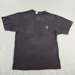 Vintage Black Velvet Shirt Mens XL Black Promo Distressed Tee Champion 90s USA