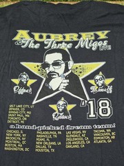 ’18 Aubrey (Drake)& The Three Migos Tour Graphic T-shirt Cut Tag Mens Large NWOT