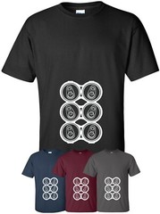 Six Pack Abs T-Shirt size S-4XL beer party drinking 6-pack gym funny muscle gift