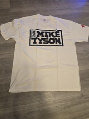 Vintage IRON Mike Tyson RETIRED SINGLE STITCH Shirt DEAD STOCK Other Side XL