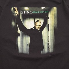 Vintage 90s Delta Pro Weight Sting Brand New Day Tour 2000 Tee XL Black