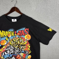 Warren Lotas Shirt Mens XL Black Dragon Ball Z Goku Skull Graphic Tee Anime