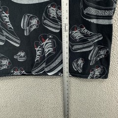 VINTAGE Nike Jordan Shirt Mens XL Black Cement Jordan 3 All Over Print Sneaker