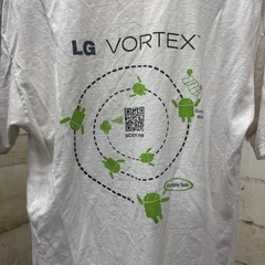 Vintage Y2K LG Cell Phone Promo Tech T-Shirt Verizon Size Medium Vortex Print