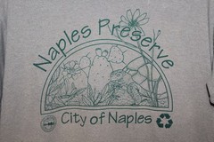 VINTAGE NAPLES FLORIDA Preserve Eco Pull-On Crewneck Y2K Tee T-Shirt Men LARGE
