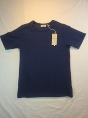 NWT Hudson & Barrow Knitwear Navy Blue Short Sleeve Size S