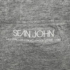Vintage Sean John T Shirt Mens XL Gray Short Sleeve VTG Y2K Tee Rap Hip Hop