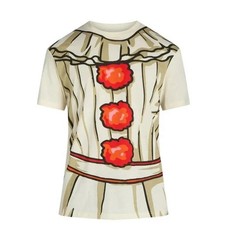 Pennywise IT Men’s Halloween Graphic Costume Tee, Multicolor Size S(34/36)