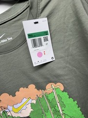 The NIke Tee HJ3678-320 Men’s Running No Finish Line Green T-Shirt-XL (B1)