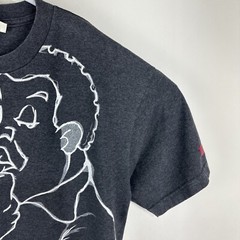 Vintage Fubu Platinum Fat Albert T Shirt XL Big Graphic Made in USA Gray Logo
