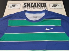 Nike Court Slam Men’s Dri-FIT ADV Tennis Top – FZ6934 539 – Blue – Size: L – NWT
