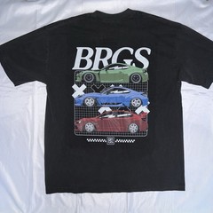 Subaru BRZ Car Shirt XL Blk BRGS Race Drift Streetwear JDM Toyota GR86 3182