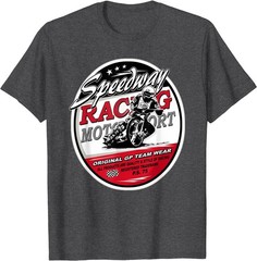 Motorcycle Speedway T-Shirt Flat Track Race T-Shirt