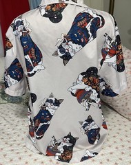 Eclectic Grandpa Smokin Kitty Cat Shirt