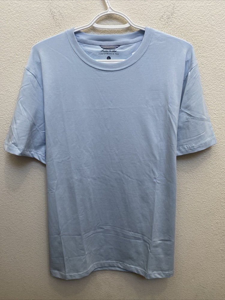 NEW Porter & Ash Men’s XL Light Blue Performance Tee Crew Neck T-Shirt NWT
