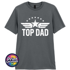 Classic Top Dad Tee Funny Dad T Shirt Retro Print Father’s Day Gift for Dad Tee
