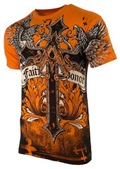 Archaic Affliction Men’s T-Shirt WINGED CREATURE Wings Biker S-3XL