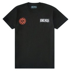 One Piece Shirt Men’s Luffy Front and Back Print Short Sleeve Tee