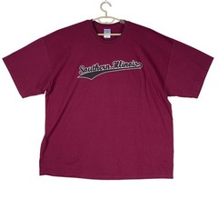 Gildan Southern Illinois University T-Shirt Mens 2XL Maroon Ultra Cotton NWT