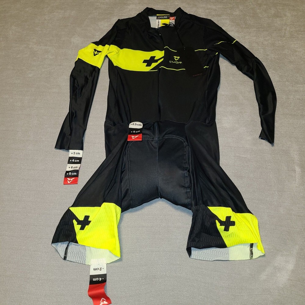 Cuore Gold Long Sleeve Aero Speed Suit Men’s 3XL