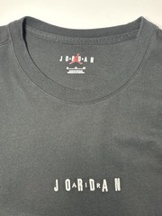 Jordan Shirt Men XL Black Embroidered Wordmark Jumpman Logo Nike Air Tee 91