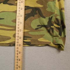 Rothco Woodland Camo Pocket Tee Men’s Small Distressed Military