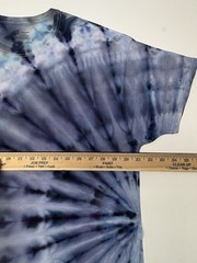 Hanes Handmade Ice Dye Unisex Adult T-Shirt Size Large Color Snow Maiden Tee NEW