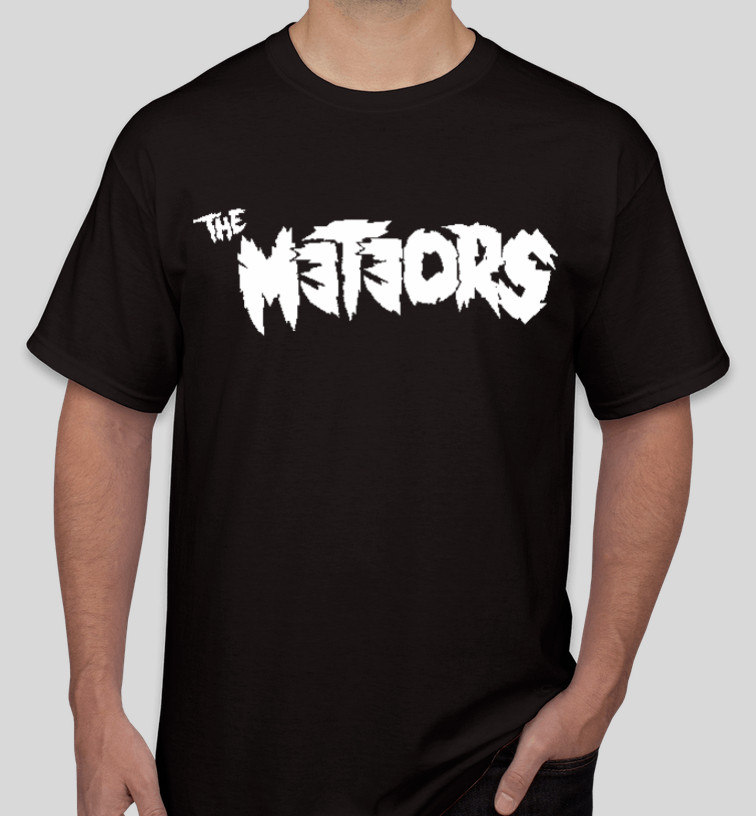 Meteors Skull Band logo punk rock Hardcore music Guitar all sizes