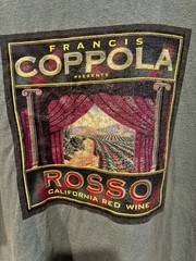 Francis Ford Coppola Presents Rosso California Red Wine Green T-shirt XL