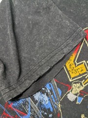 AC/DC Blow Up Your Video T Shirt Mens Small Black Acid Wash Distressed Rock Tee