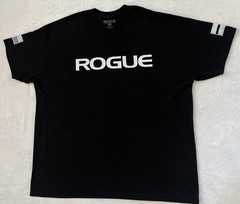 Rogue Fitness Shirt Mens 4XL Black Short Sleeve Gym Workout Training USA Made
